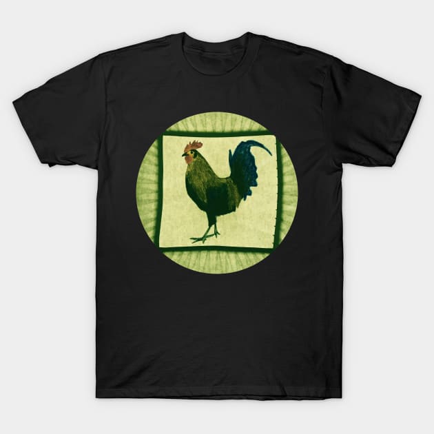 Little Red Rooster Green T-Shirt by Zachfan1212